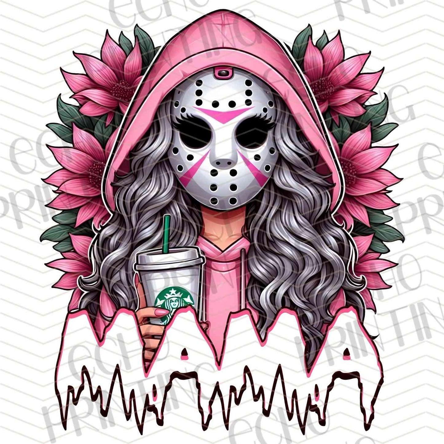 HLW 1157 – DAY OF THE DEAD GIRL WITH MAMA TEXT