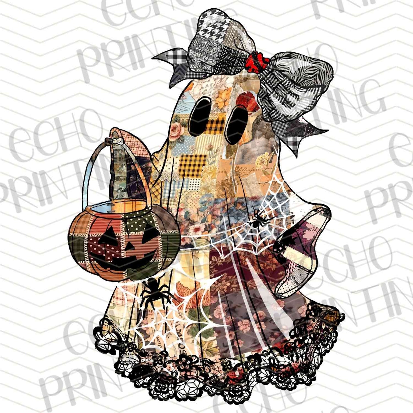 HLW 1175 - HALLOWEEN SCARECROW GIRL WITH CROWS