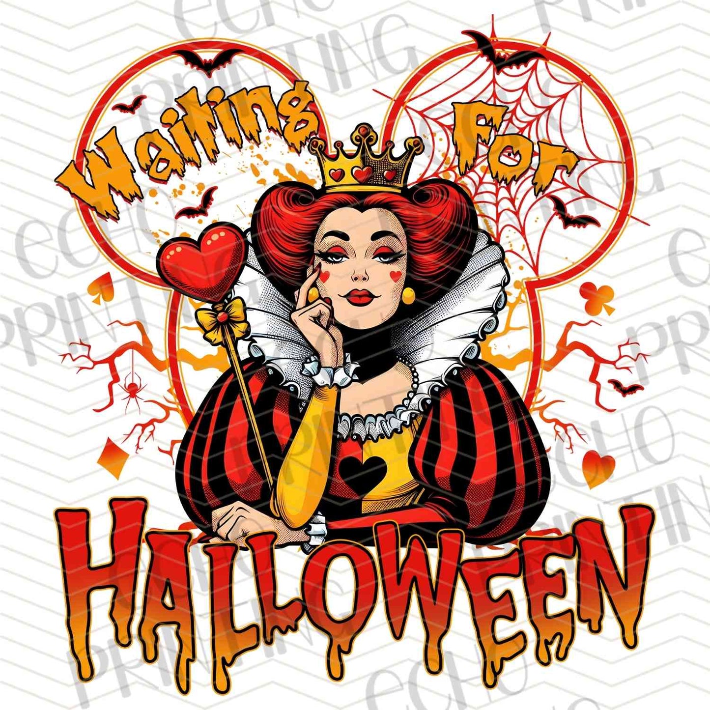 HLW 1202 – EVIL QUEEN HALLOWEEN SPLATTER ORANGE