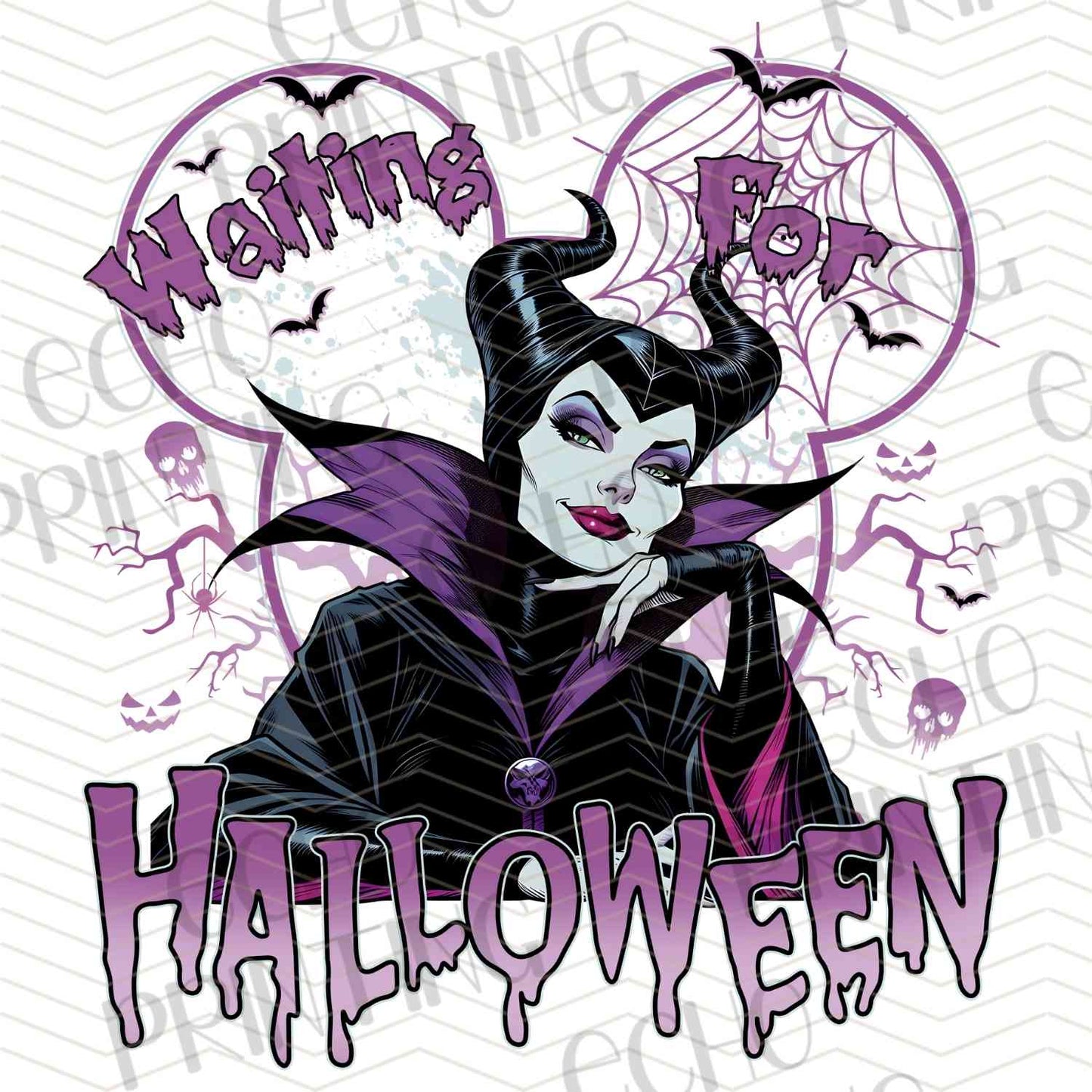 HLW 1204 – VILLAIN LADY HALLOWEEN PURPLE SPLATTER