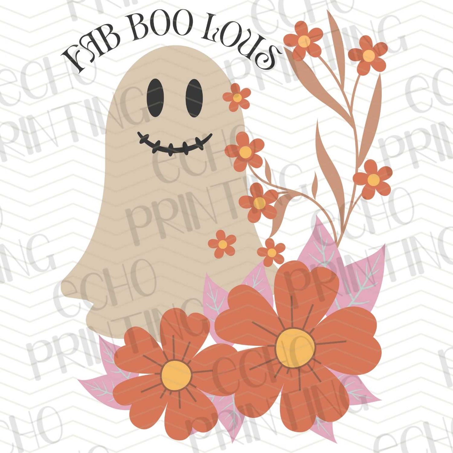 HLW 141 - FAB BOO LOUS FLORAL GHOST