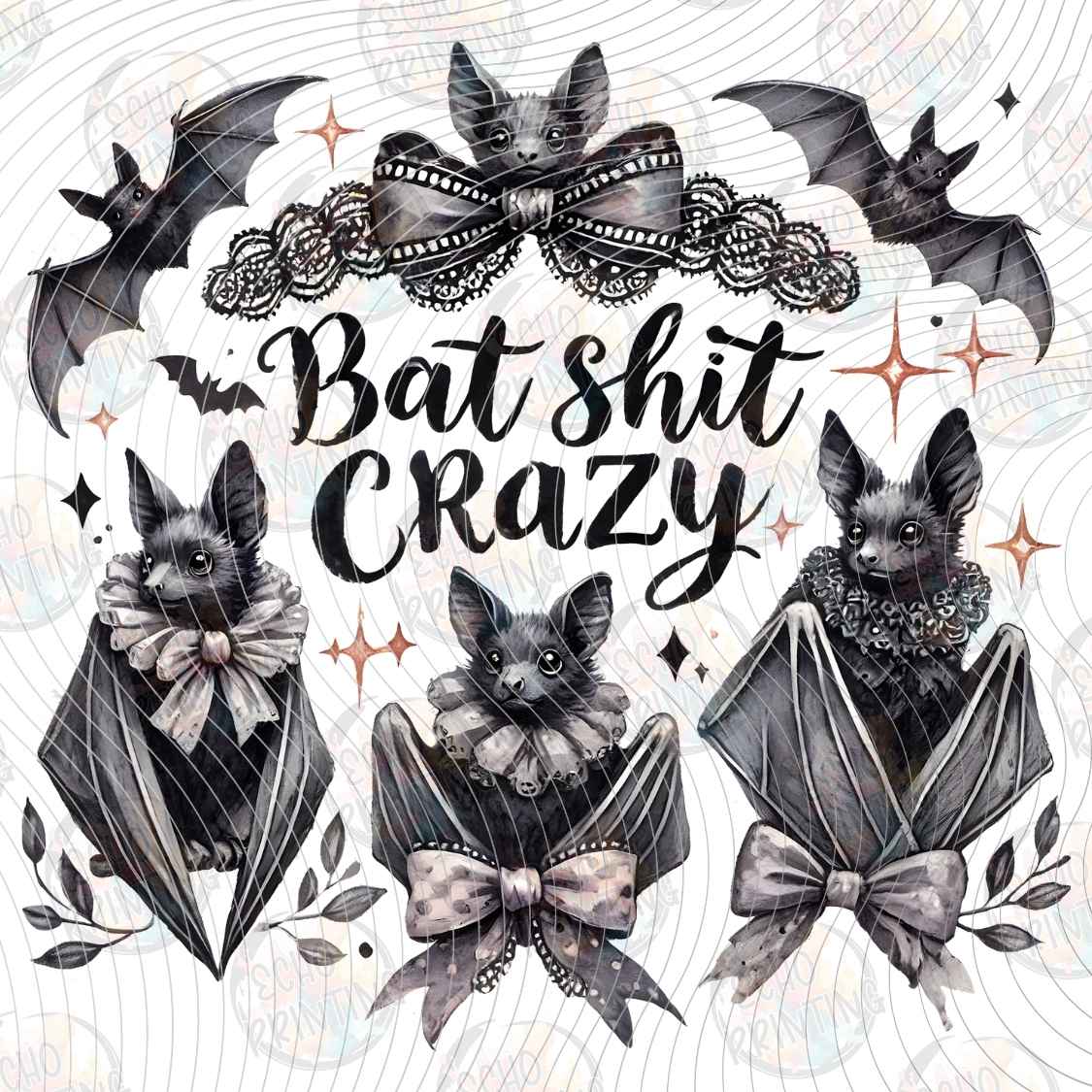 HLW 1442 - BAT CRAZY HALLOWEEN STYLE