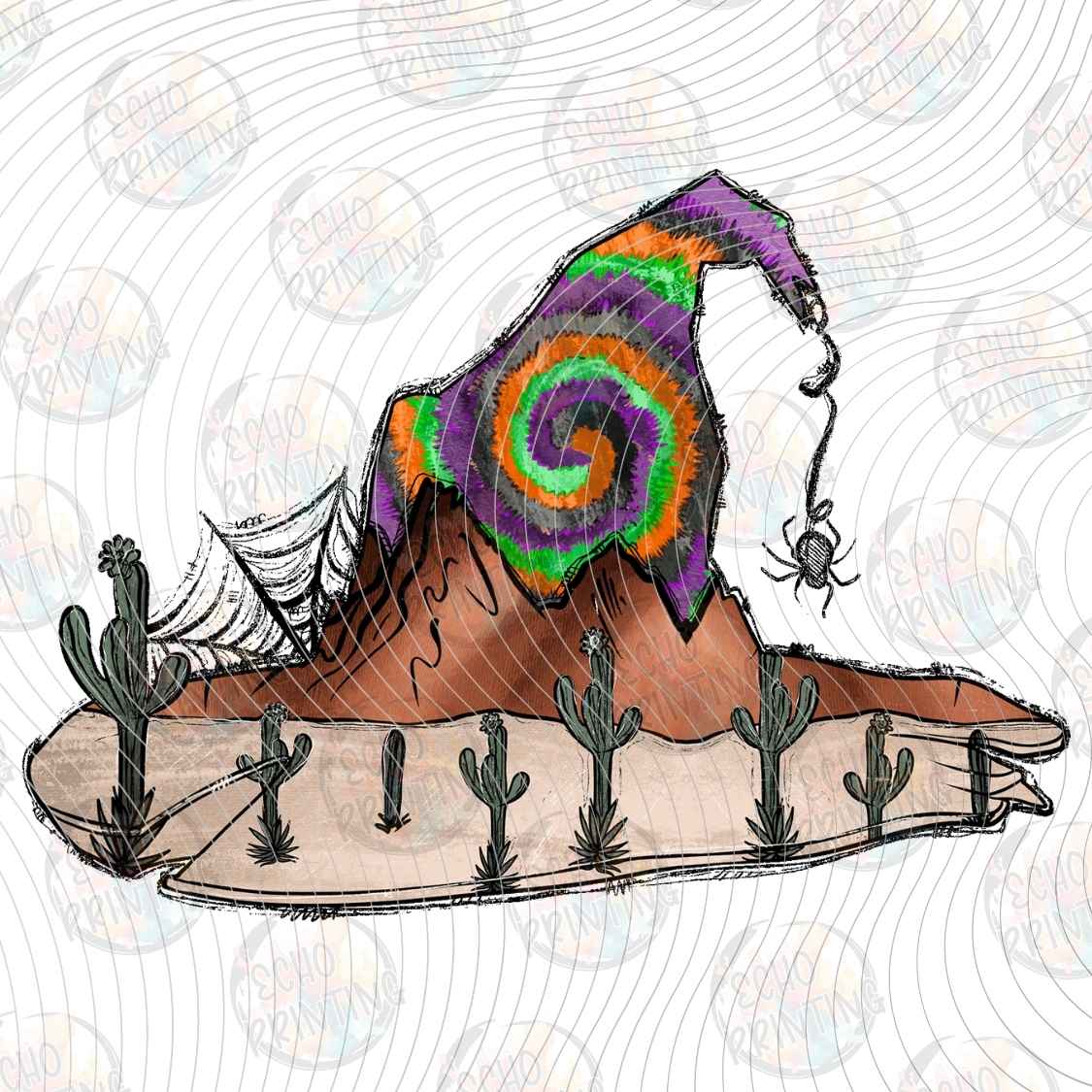 HLW 1660 - RAINBOW WITCH HAT