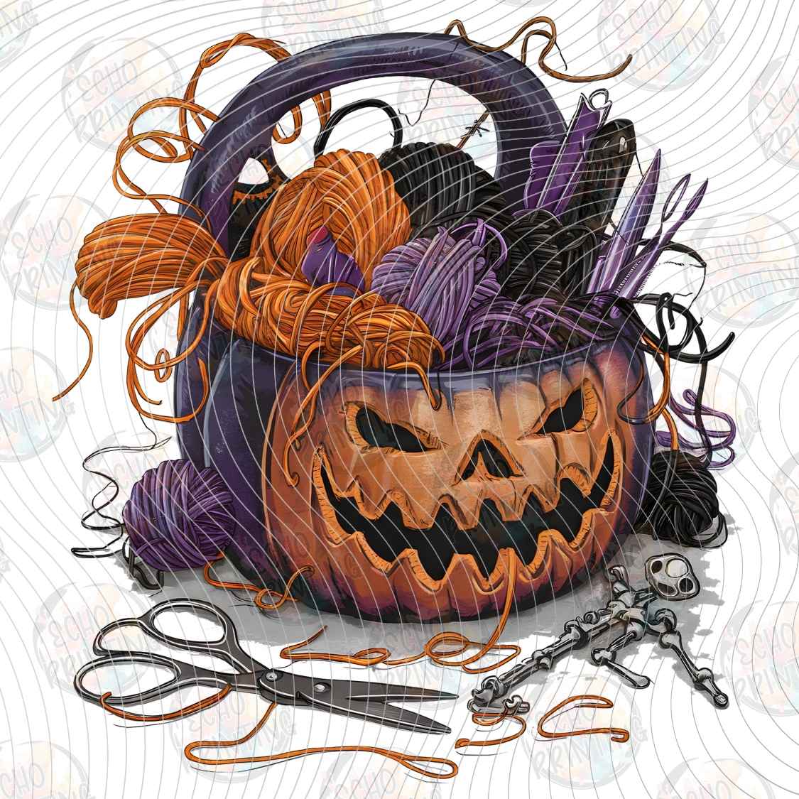 HLW 1691 - PUMPKIN BASKET HALLOWEEN