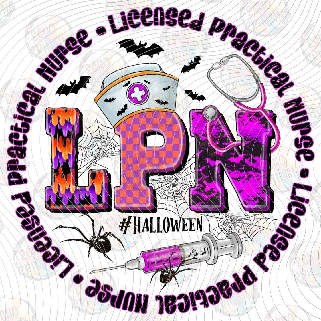 HLW 1723 - LPN HALLOWEEN MEDICAL STYLE