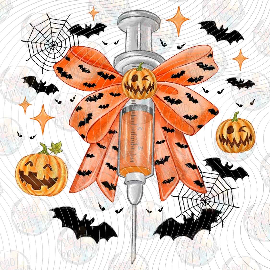 HLW 1730 - HALLOWEEN NURSE BOWS