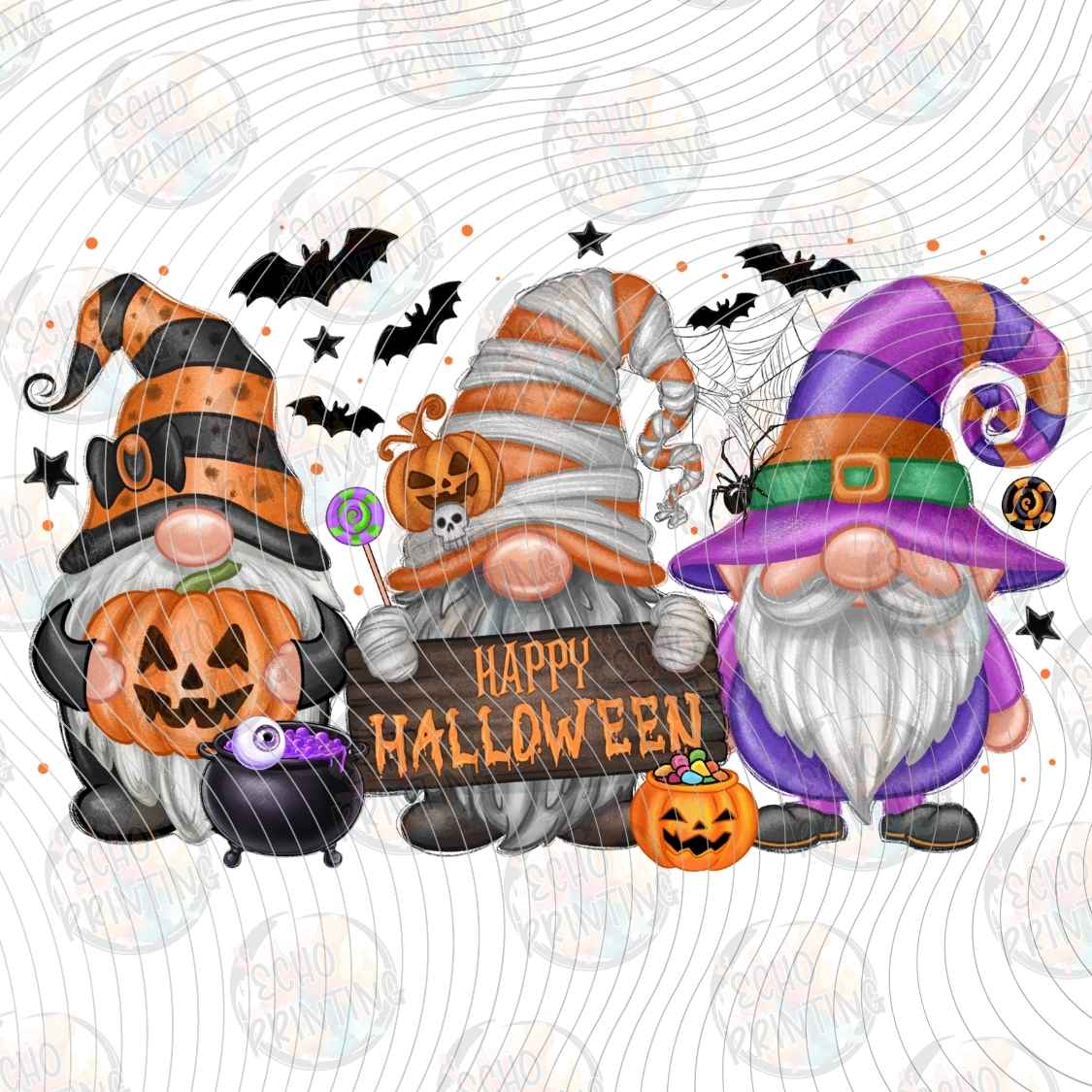HLW 1779 - HALLOWEEN GNOME FRIENDS