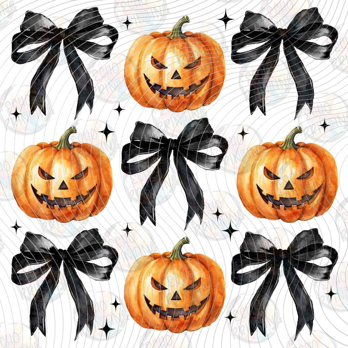 HLW 1832 - JACK O LANTERN BOWS