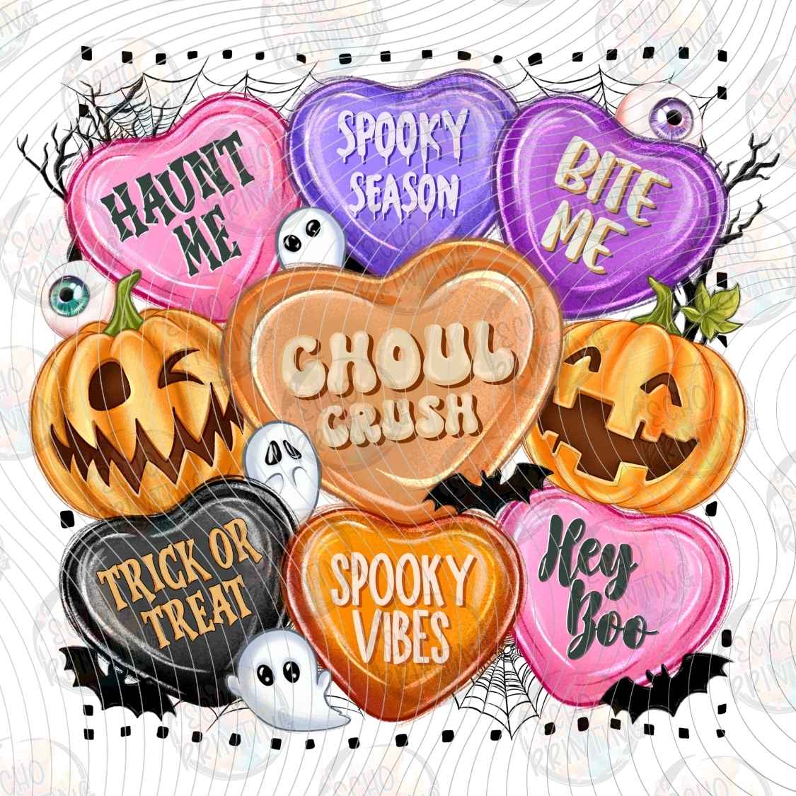 HLW 2136 - SPOOKY VIBES BUTTON COLLAGE