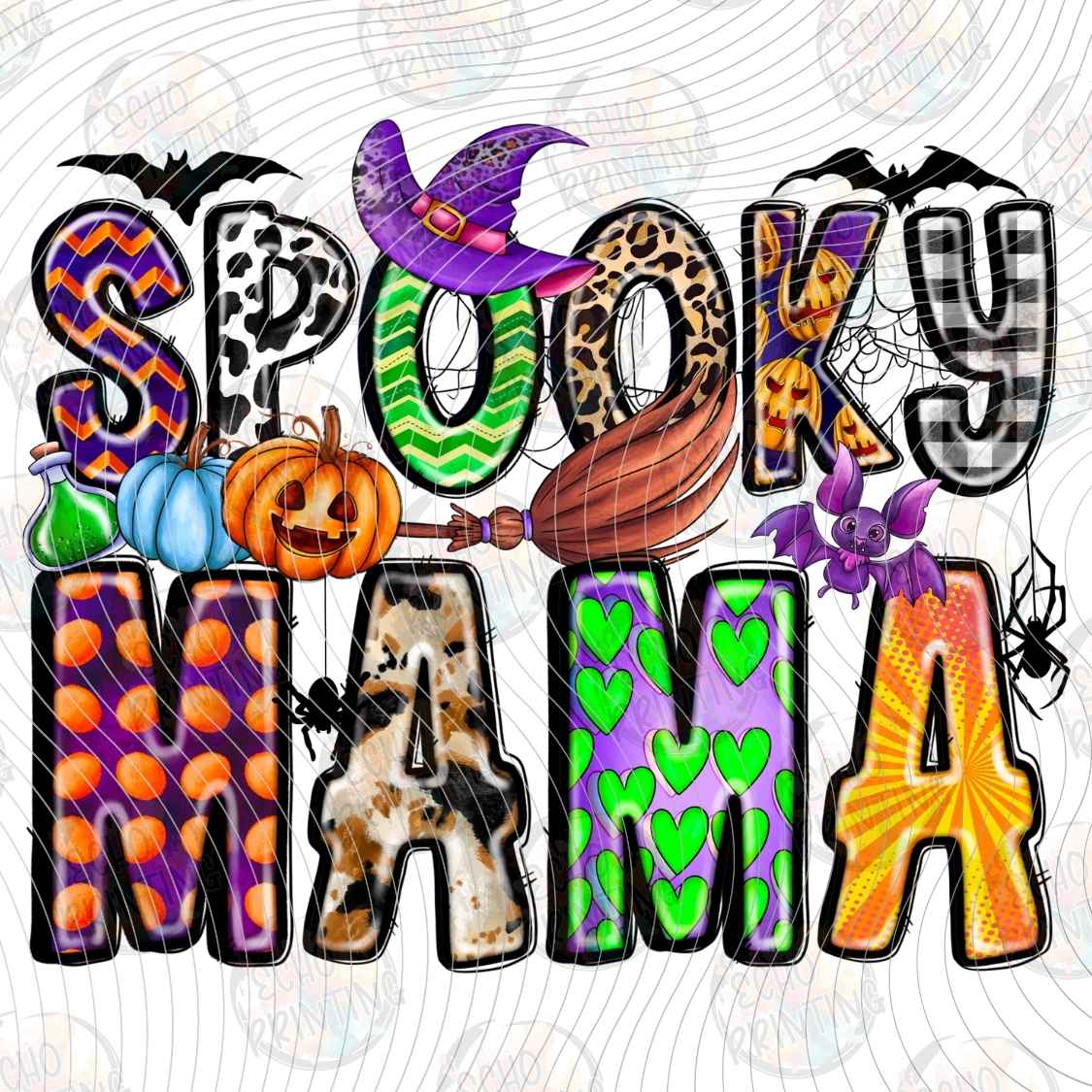 HLW 2187 - SPOOKY MAMA PATCHWORK