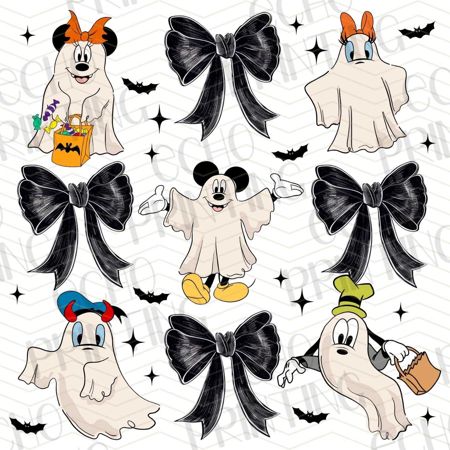HLW 220 - GHOST AND BLACK BOWS
