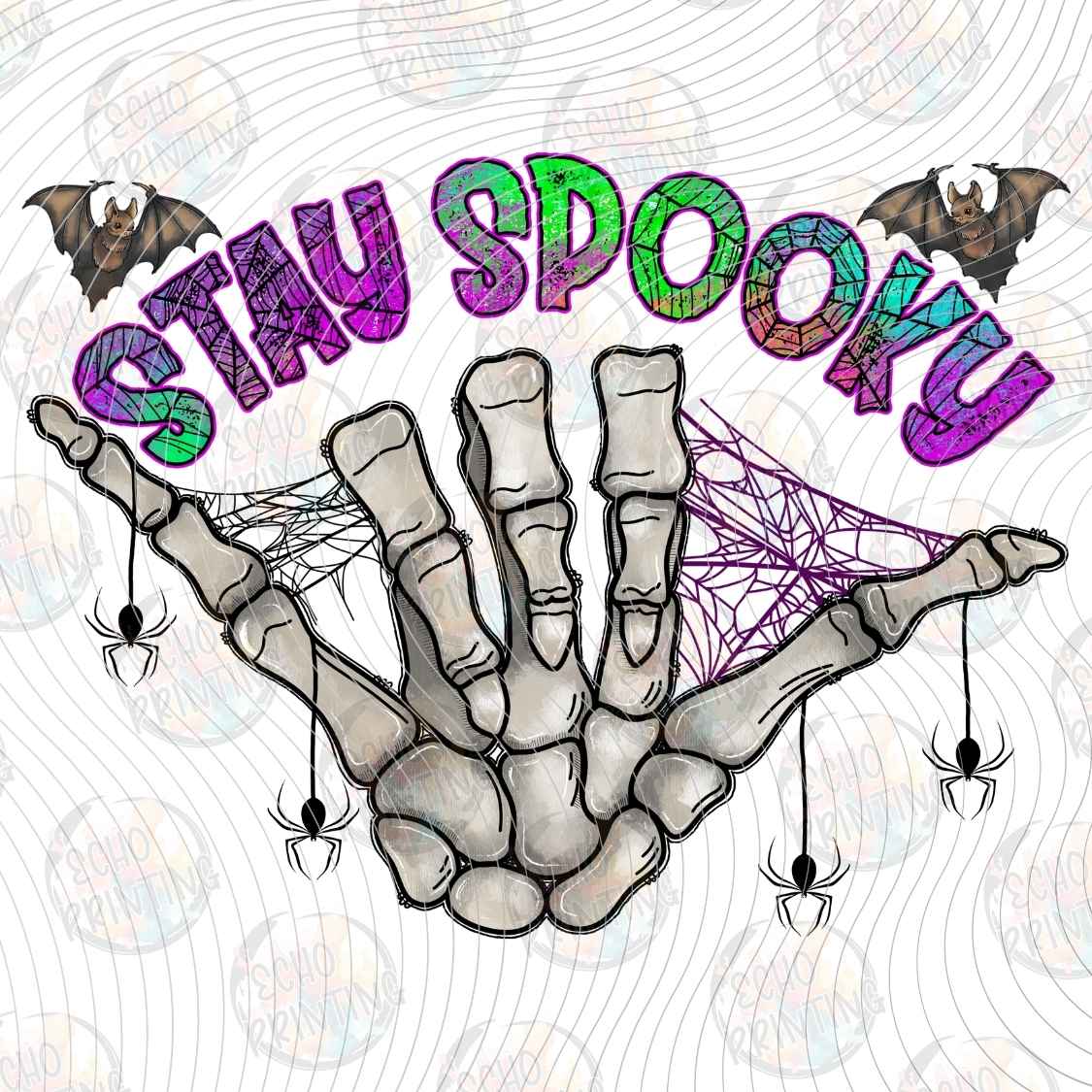 HLW 2222 - STAY SPOOKY SKELETON HAND