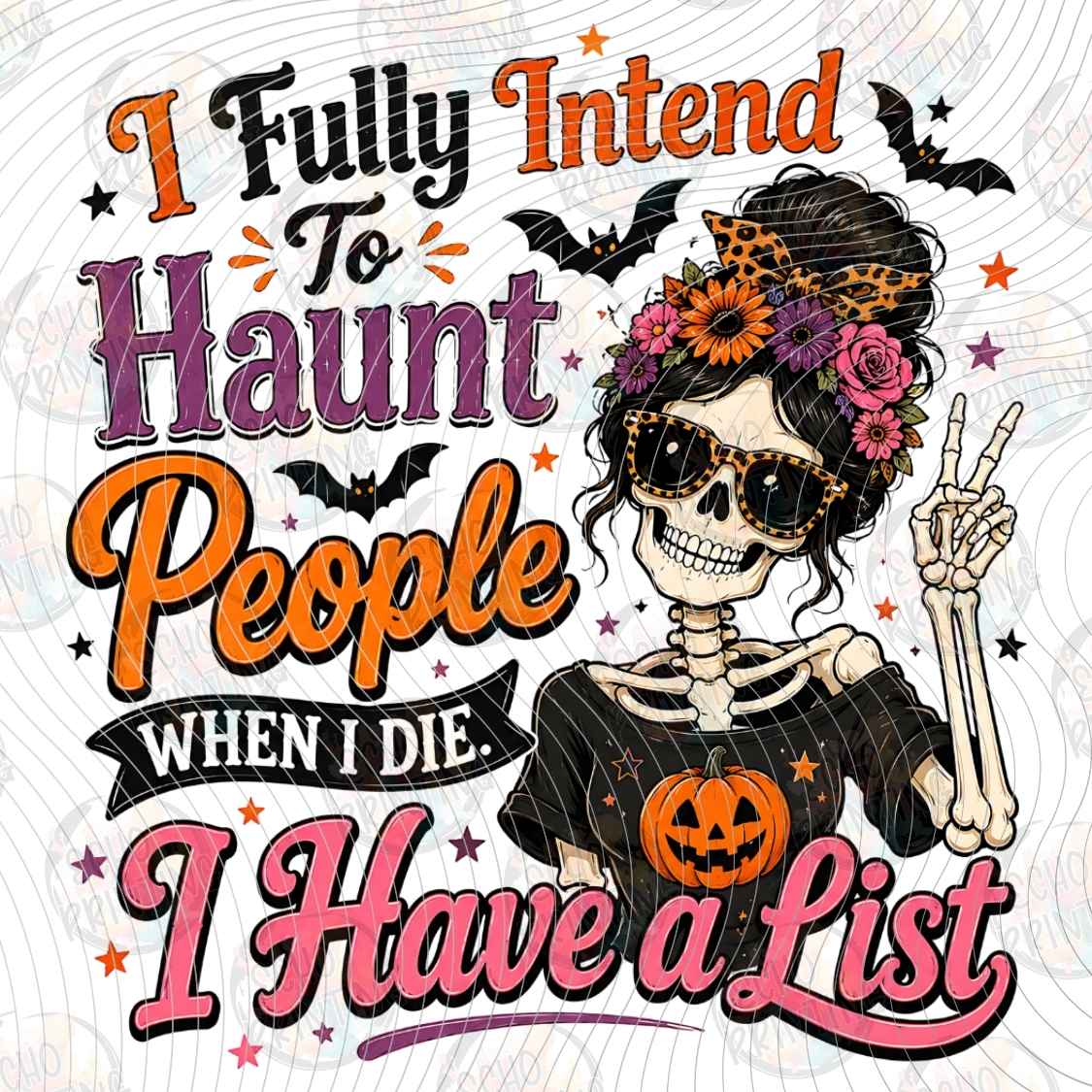 HLW 2363 - I FULLY INTEND TO HAUNT