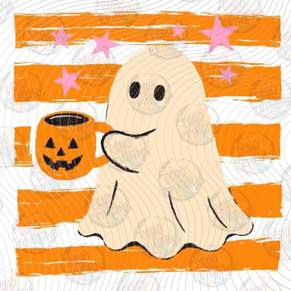 HLW 2391 - SIMPLE GHOST PUMPKIN