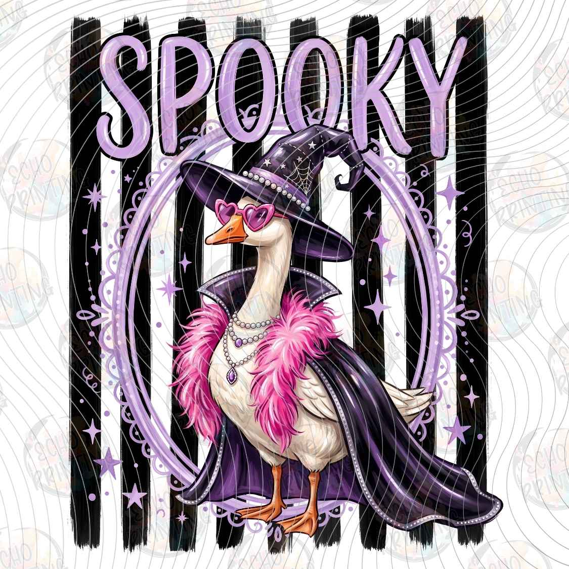 HLW 2401 - SPOOKY FLAMINGO HALLOWEEN