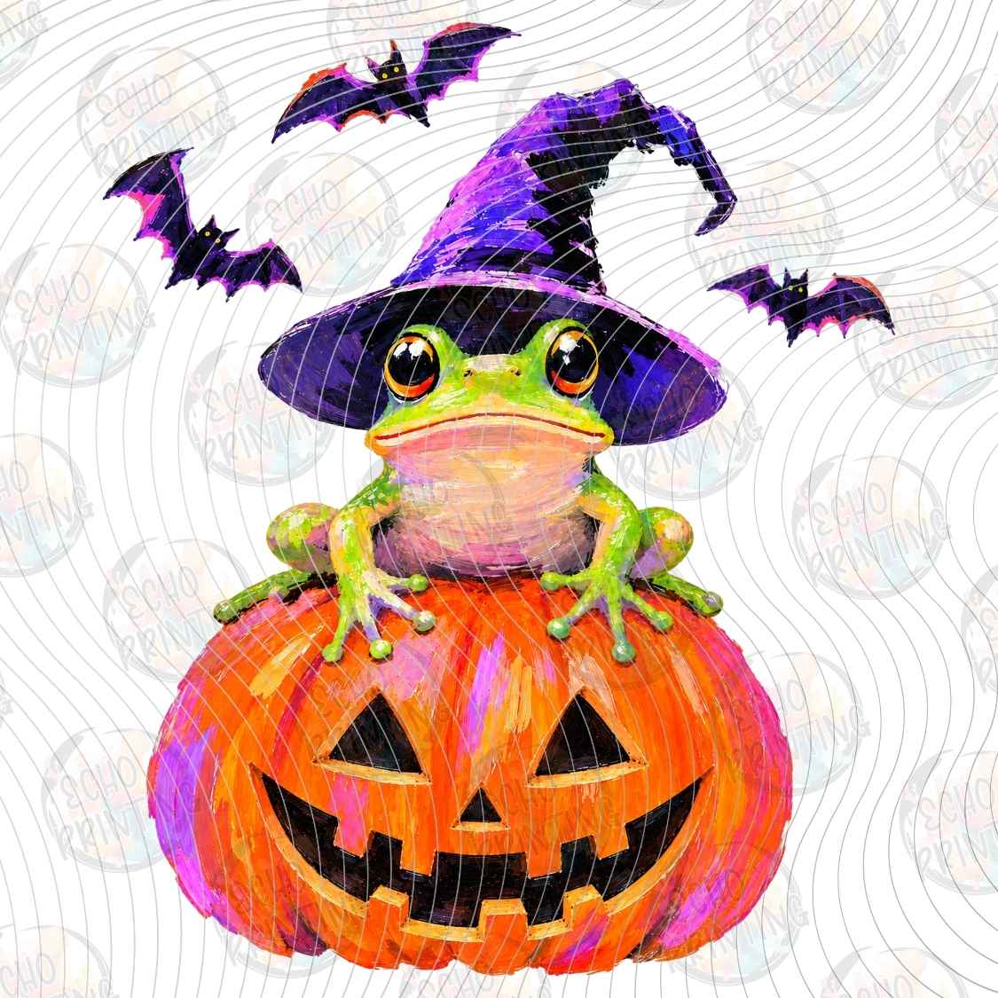 HLW 3329 - FROG WITCH PUMPKIN