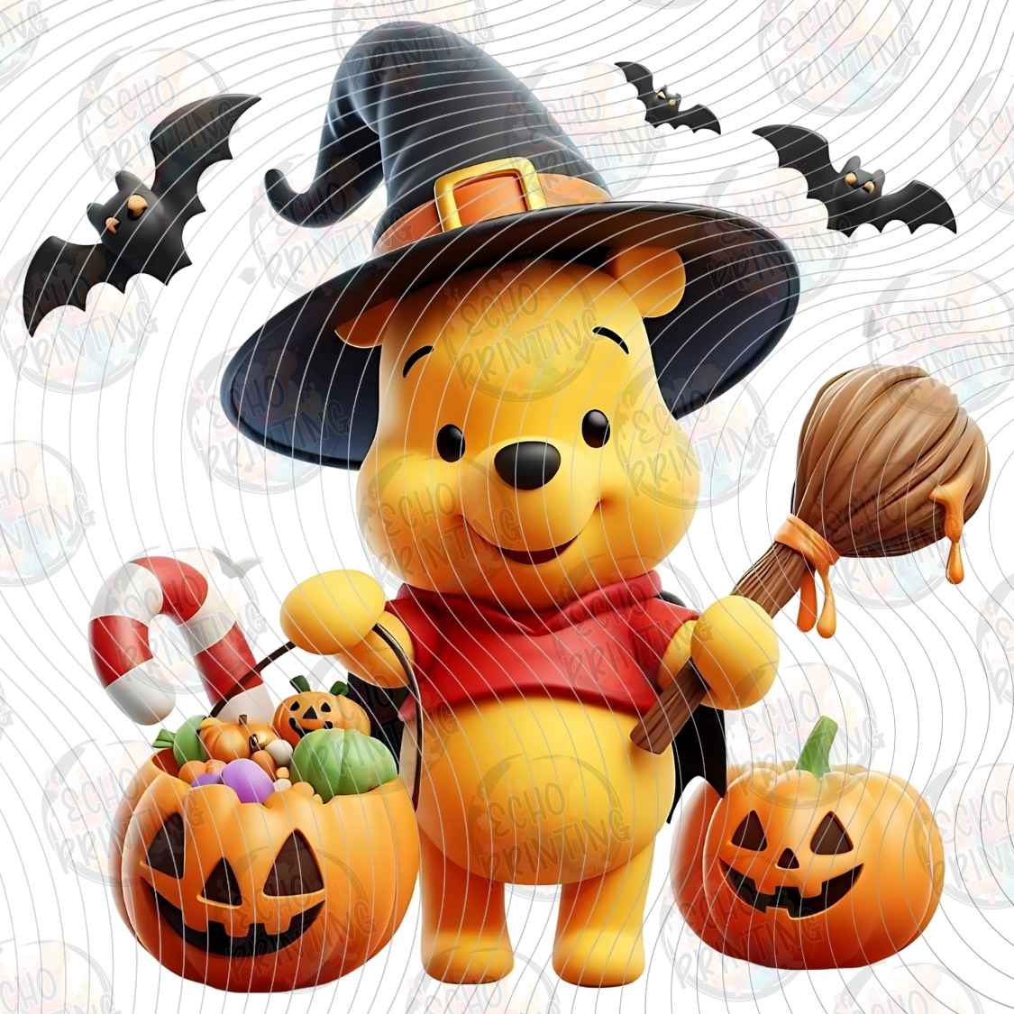 HLW 3443 - WITCHY BEAR PUMPKIN PATCH
