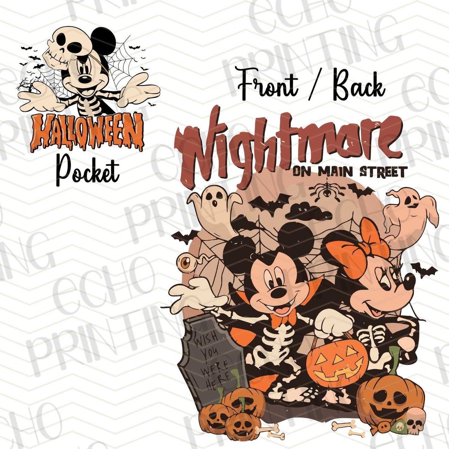 HLW 350 – NIGHTMARE ON MAIN STREET | POCKET & BACK SOLD SEPERATELY