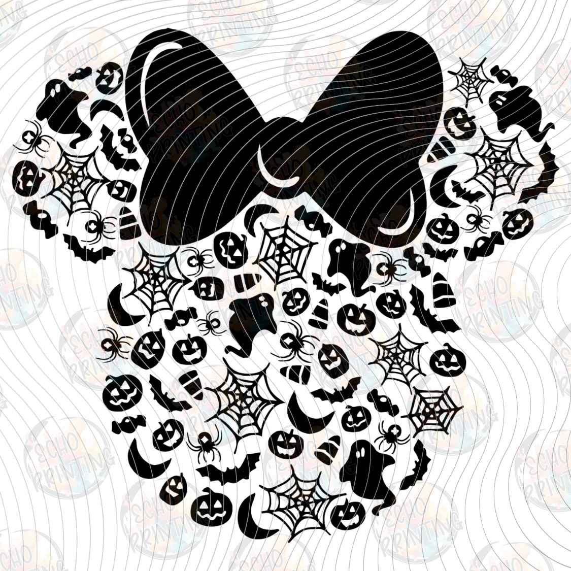 HLW 3634 - HALLOWEEN BOW SILHOUETTE