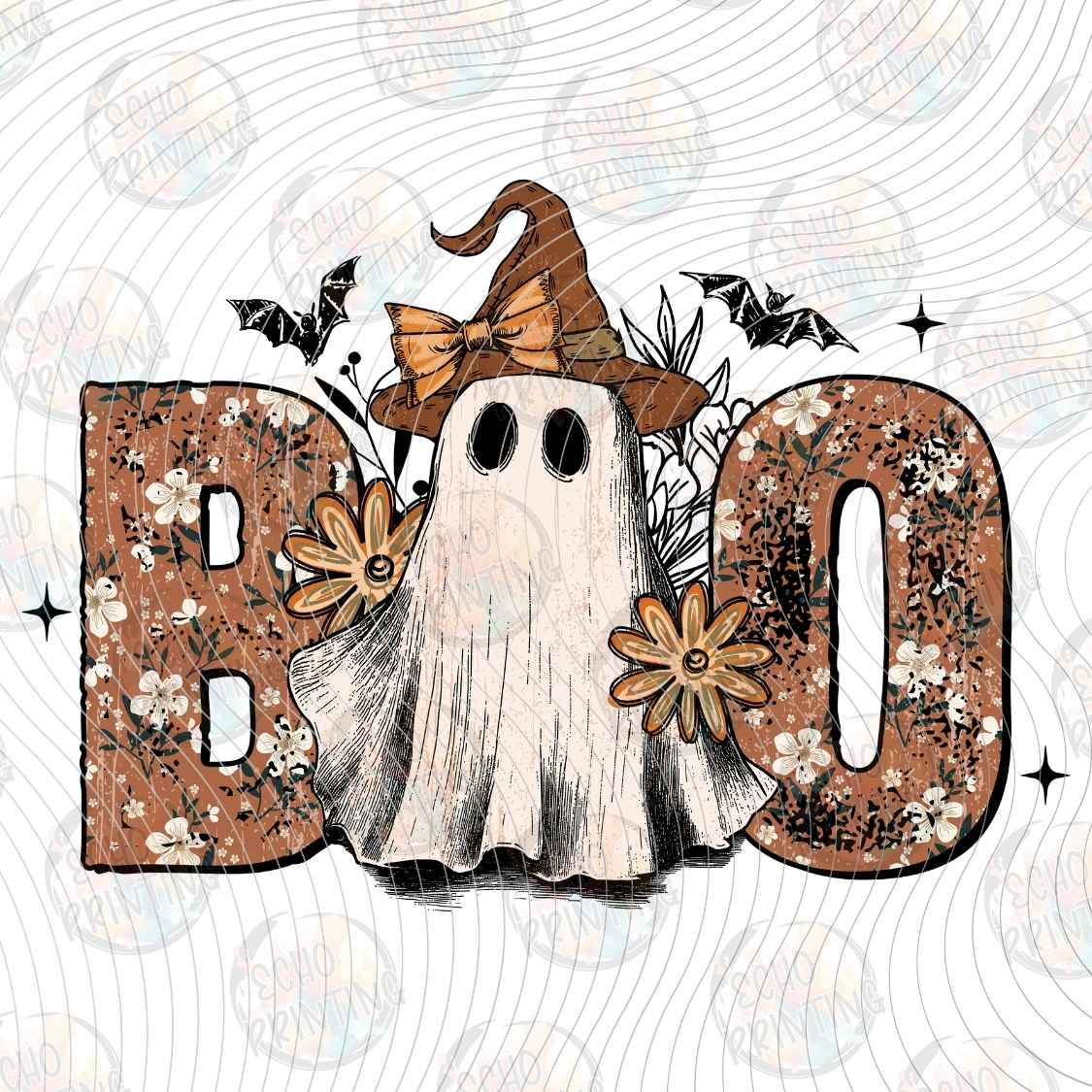 HLW 3725 - BOO GHOST LETTERING