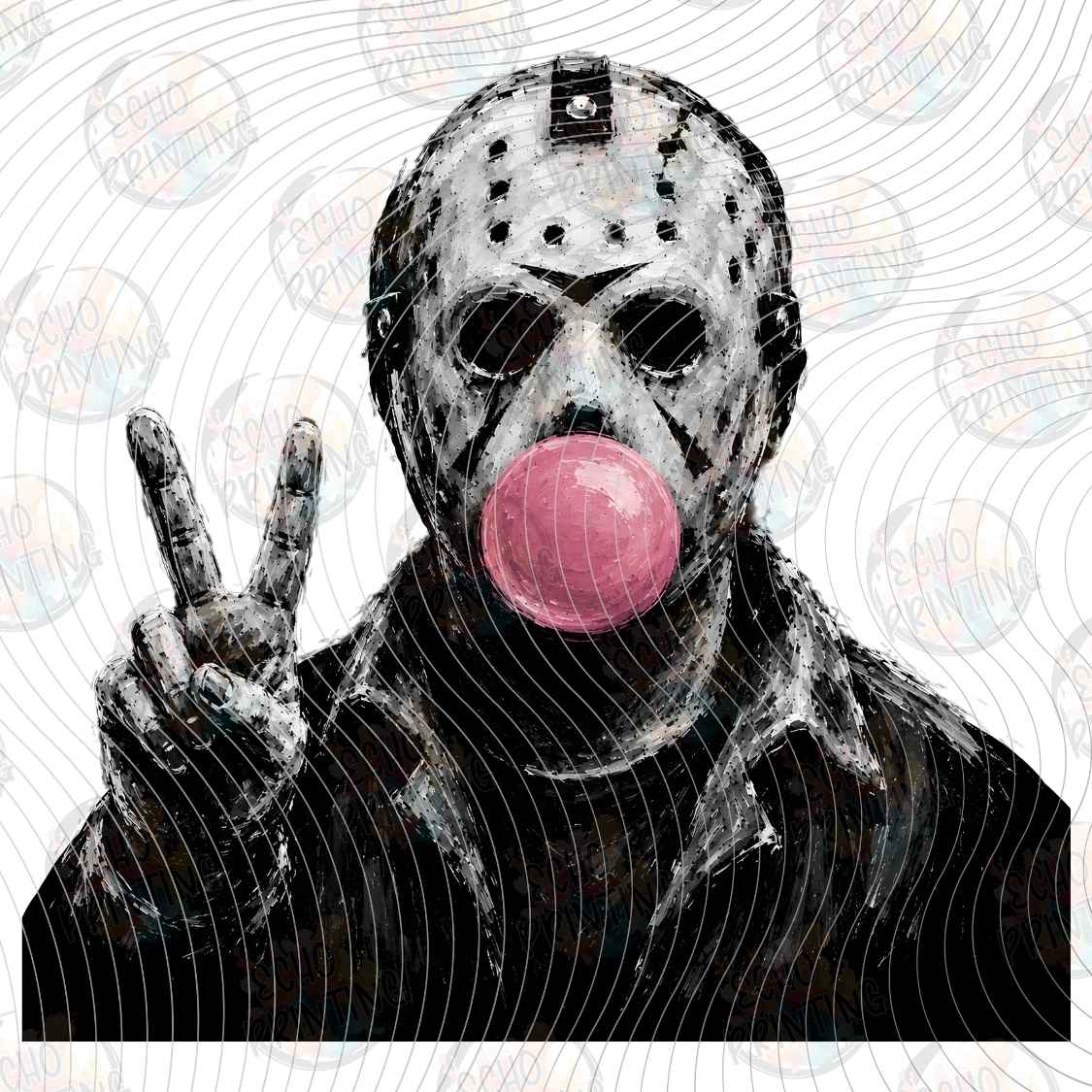 HLW 3843 - HOCKEY MASK SLASHER PORTRAIT