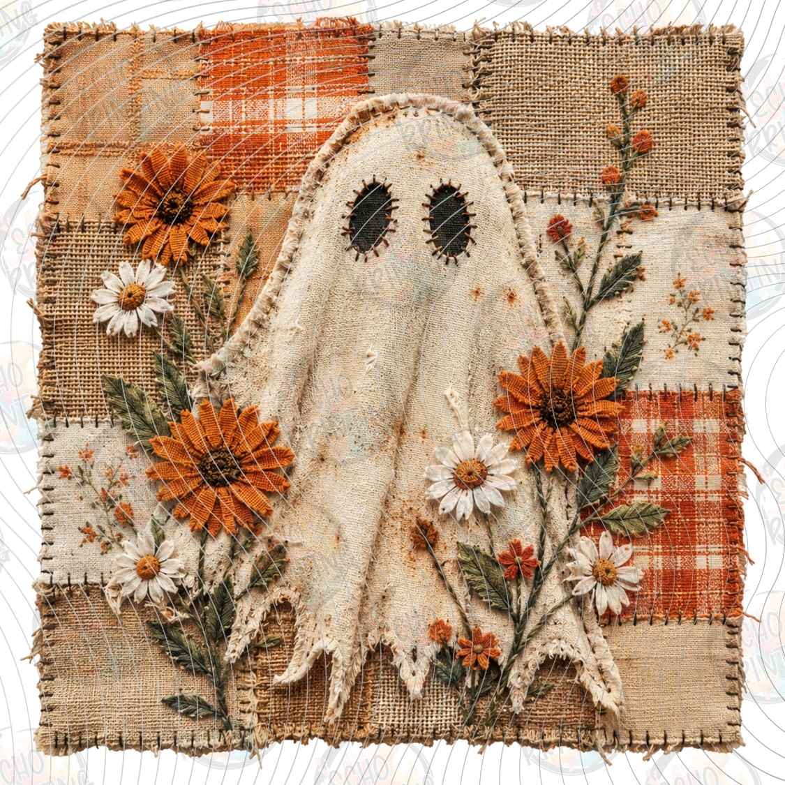 HLW 3864 - FLORAL GHOST PATCHWORK