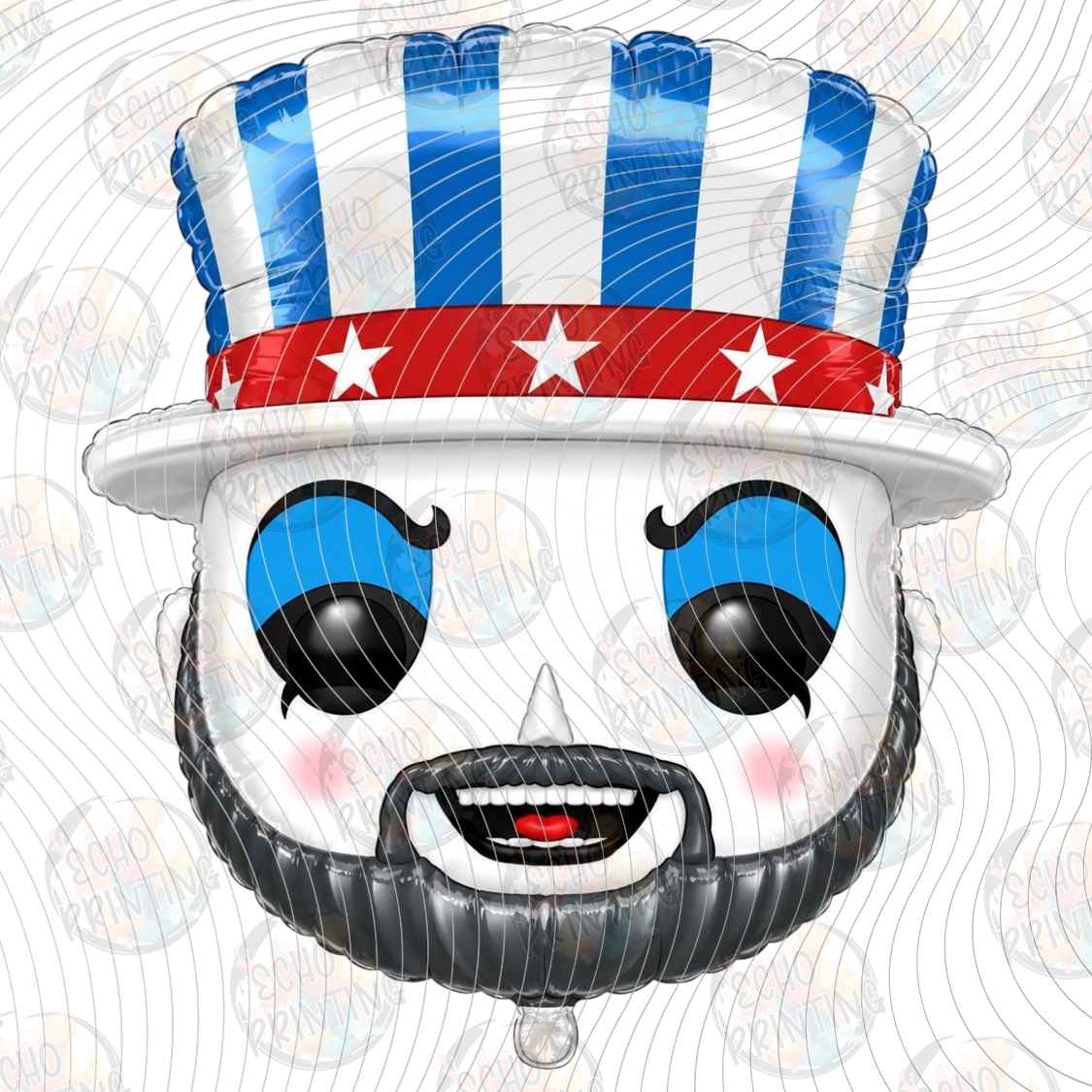 HLW 3927 - PATRIOTIC HORROR POP ART