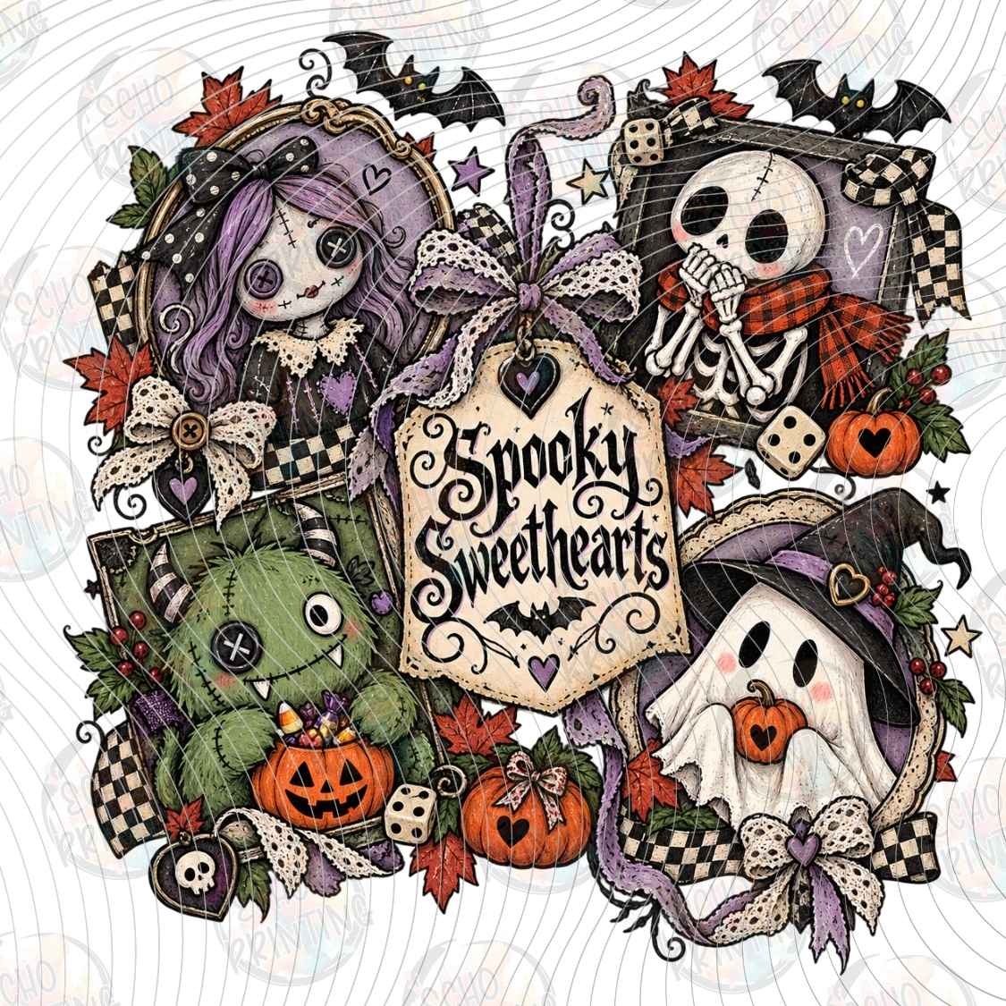 HLW 3963 - SPOOKY SISTERS COLLAGE