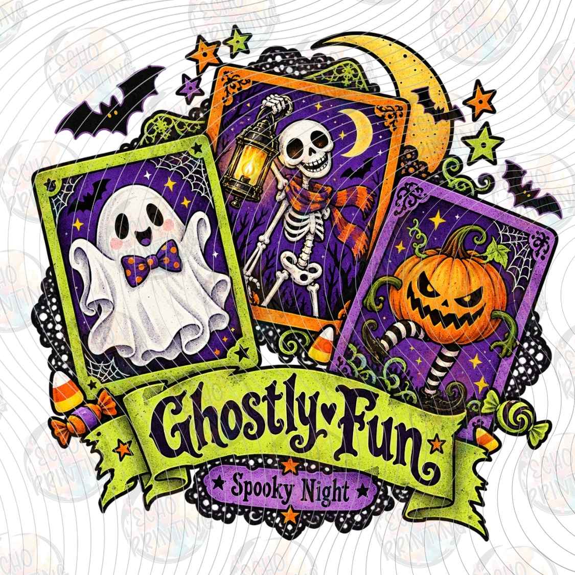HLW 3979 - GHOSTLY FUN COLLAGE