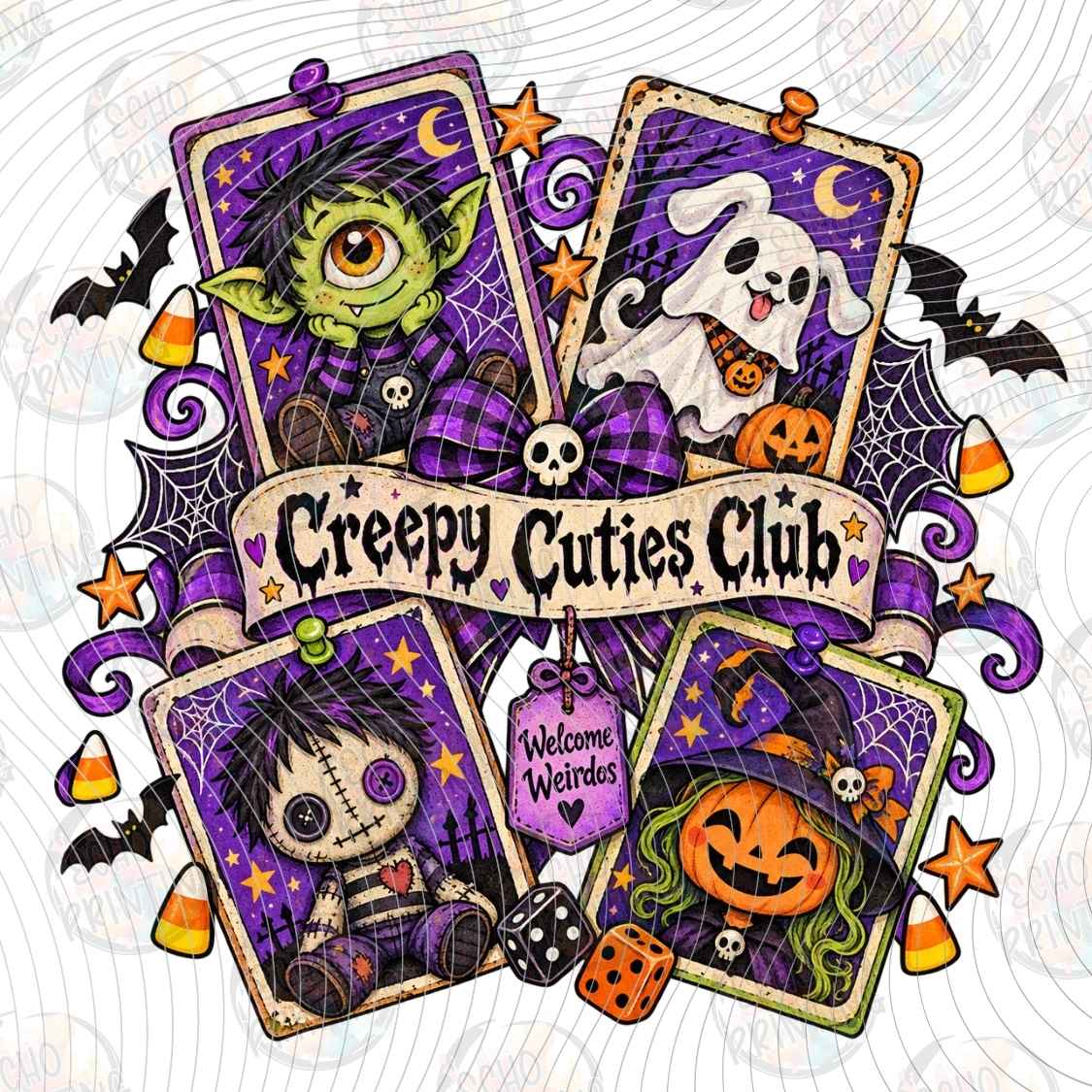 HLW 3981 - CREEPY CUTE CARDS