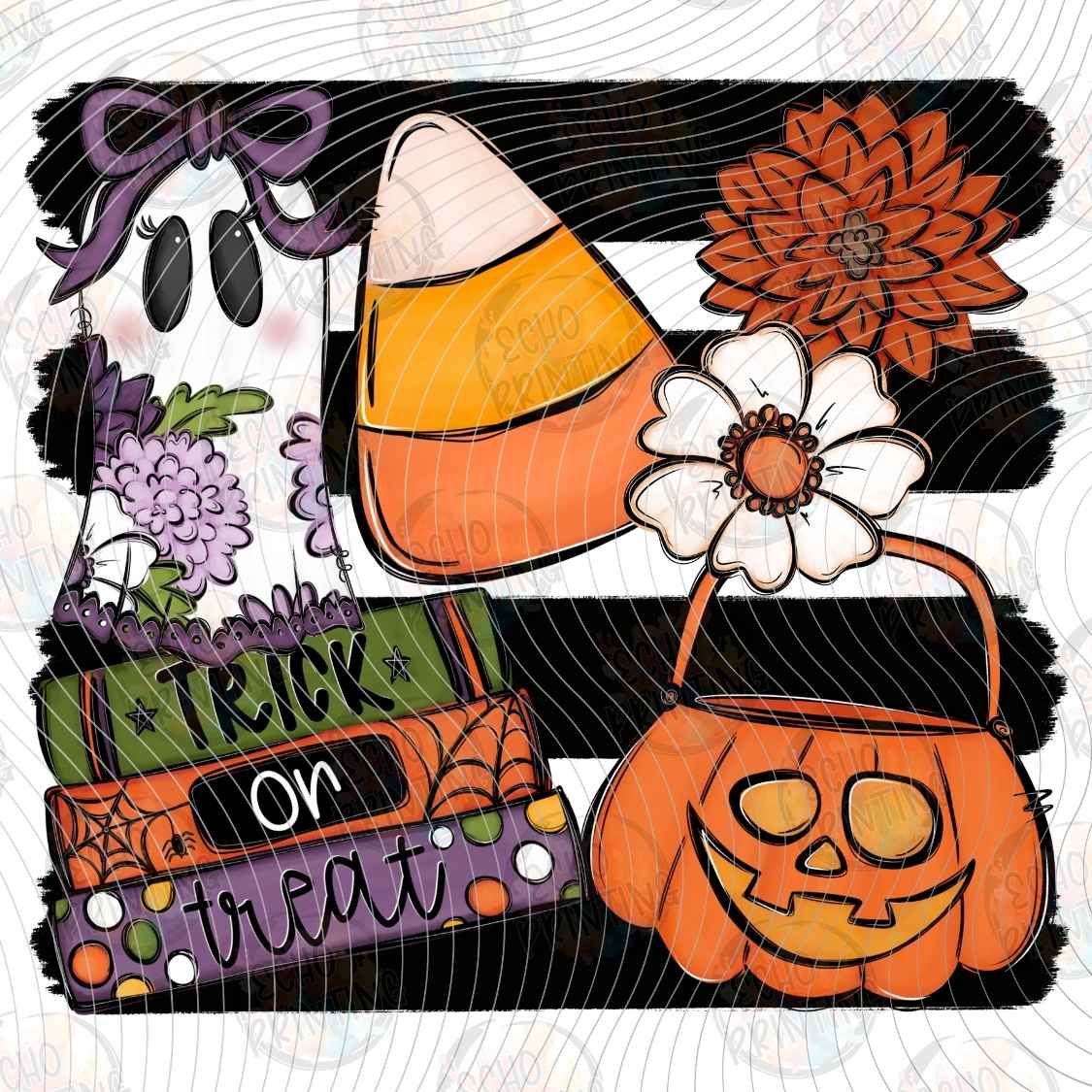 HLW 4080 - TRICK OR TREAT BOW