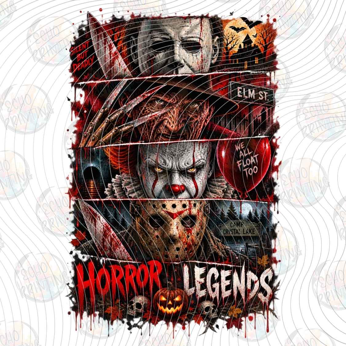HLW 4102 - HORROR LEGENDS COLLAGE