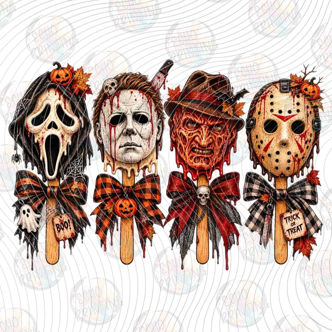 HLW 4104 - SLASHER ICON COLLAGE