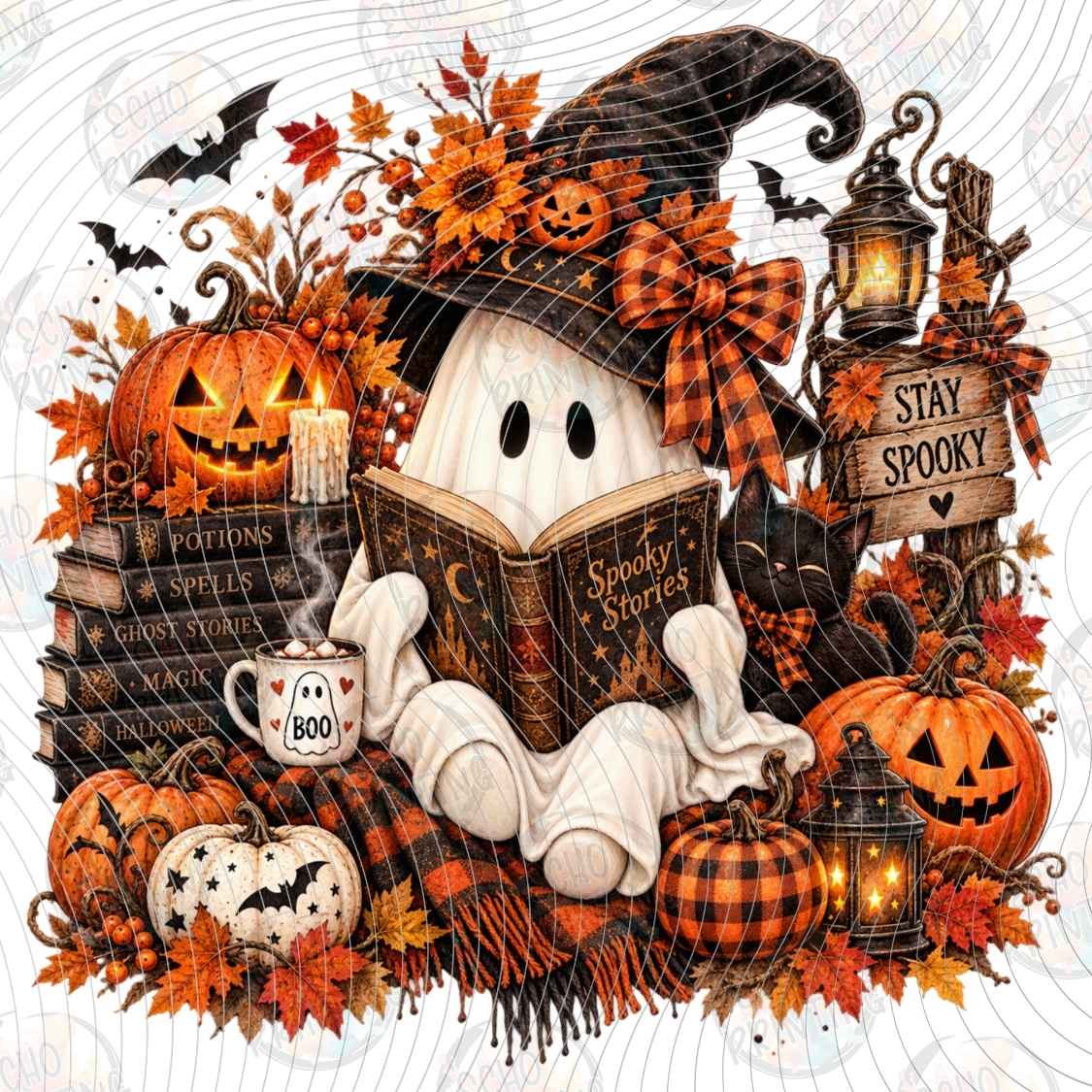 HLW 4107 - GHOST COTTAGE HALLOWEEN