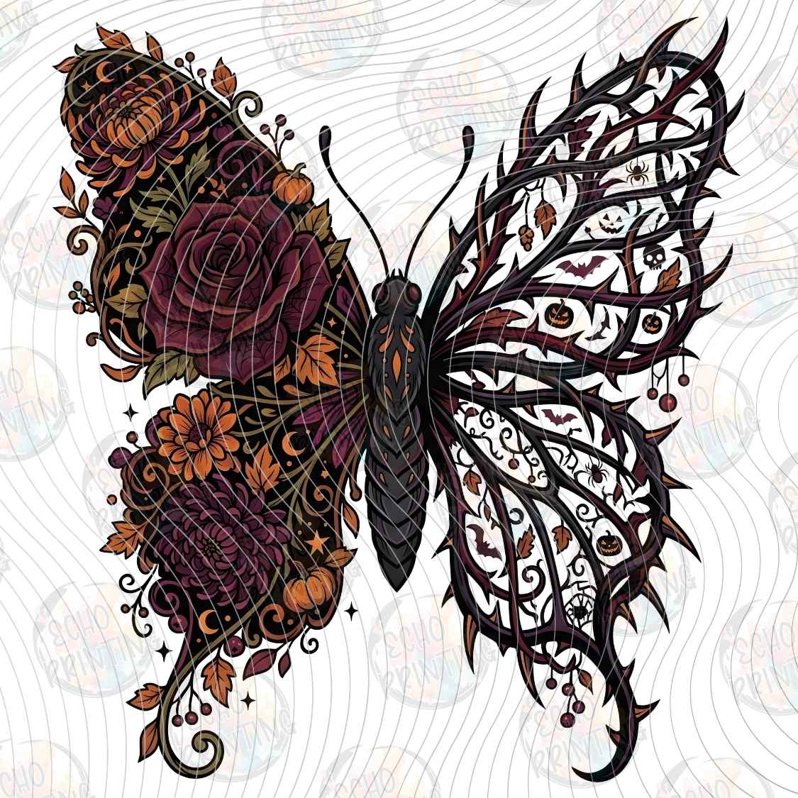 HLW 4117 - GOTHIC BUTTERFLY