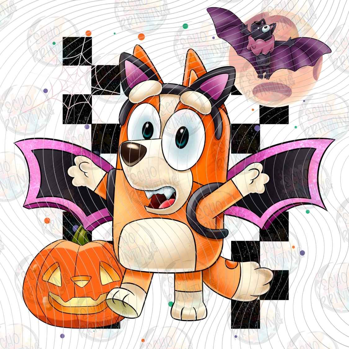 HLW 4123 - HALLOWEEN PUP BAT
