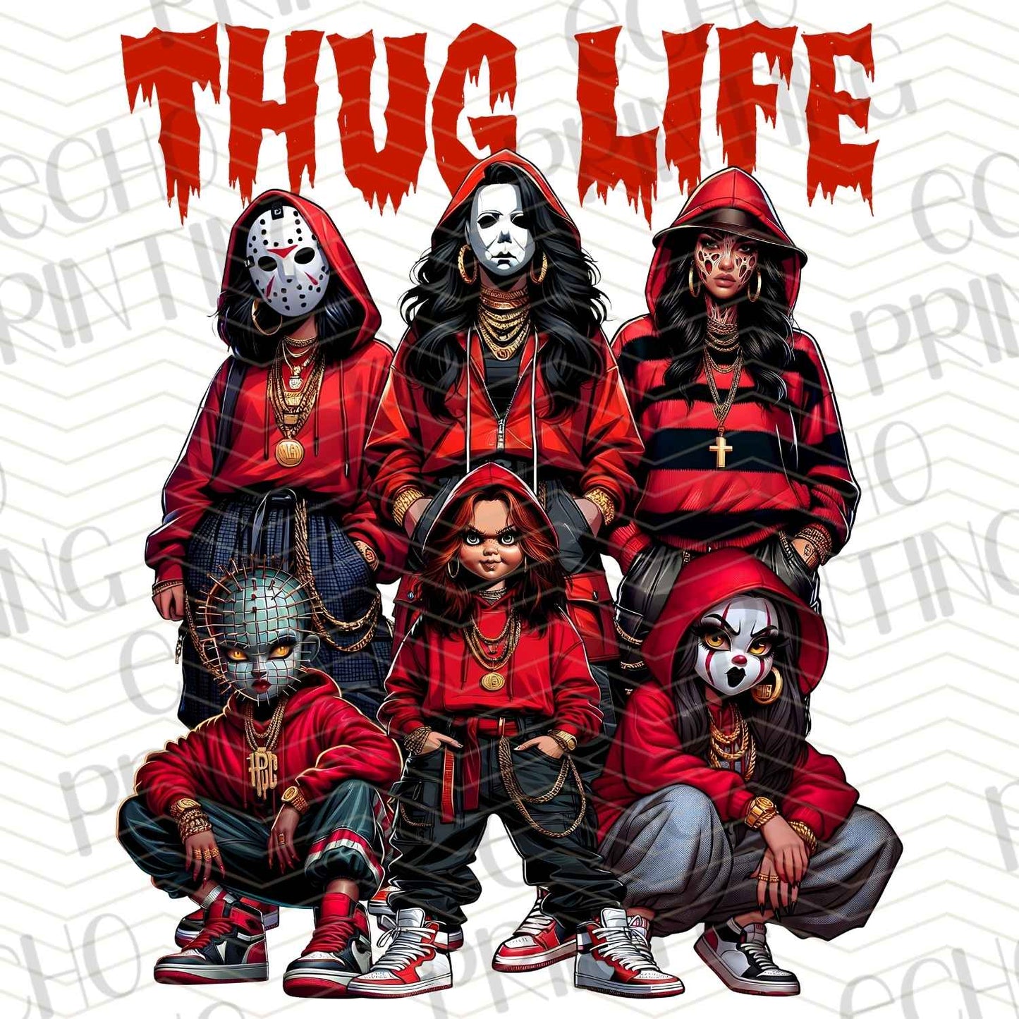 HLW 595 – RED SQUAD THUG LIFE