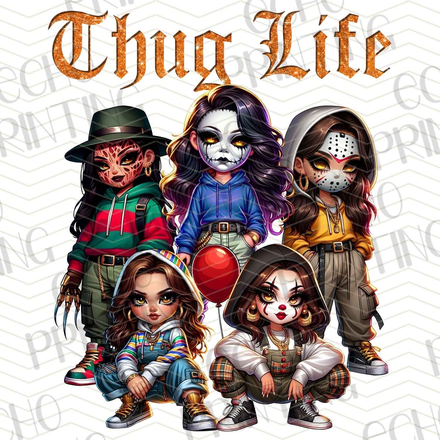 HLW 596 – CREEPY GIRLS THUG LIFE