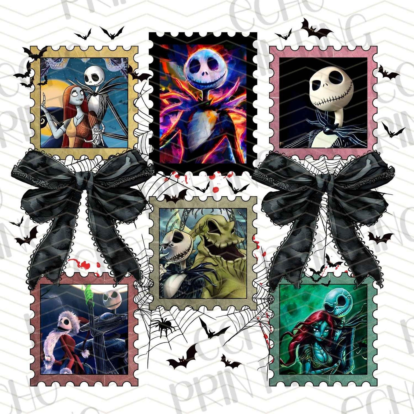 HLW 605 – CREEPY BOW STAMP