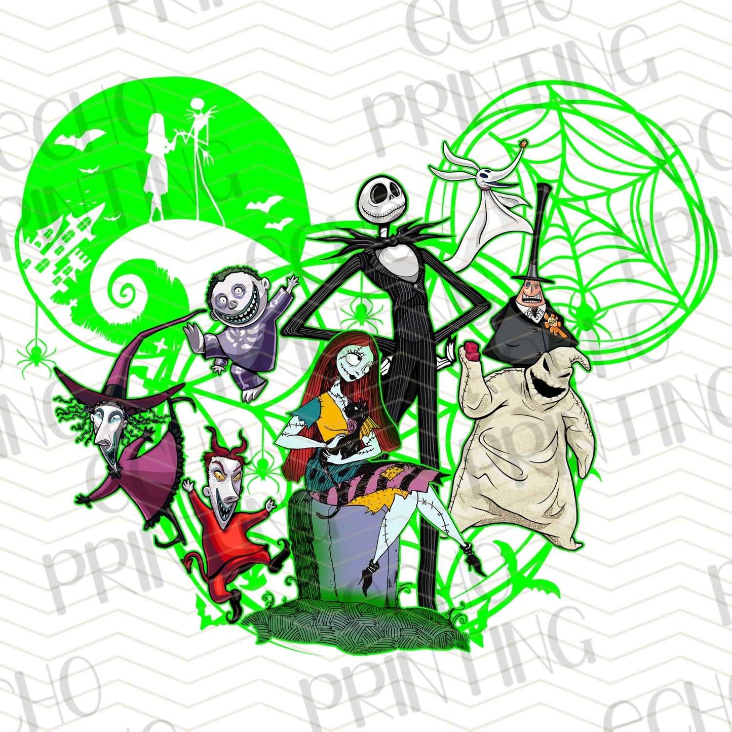 HLW 633 - GREEN HALLOWEEN CREW