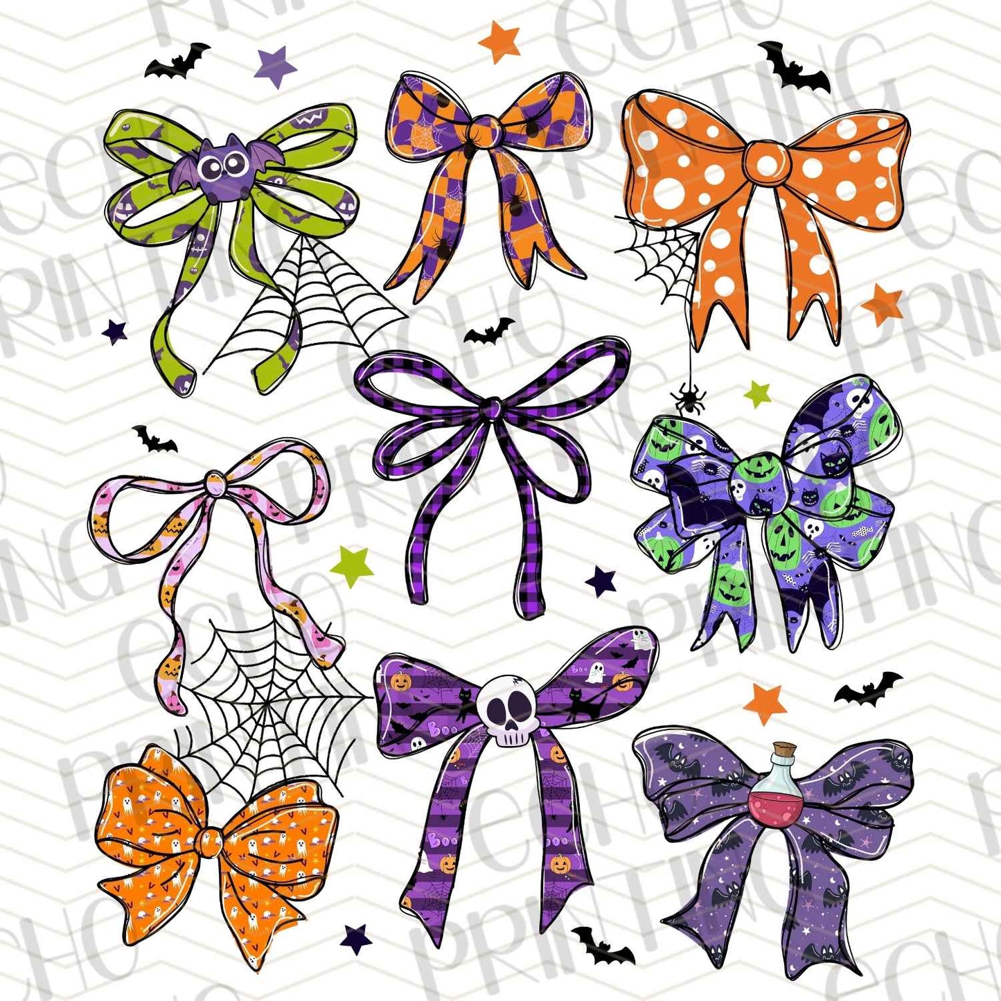 HLW 691 – HALLOWEEN BOW SET
