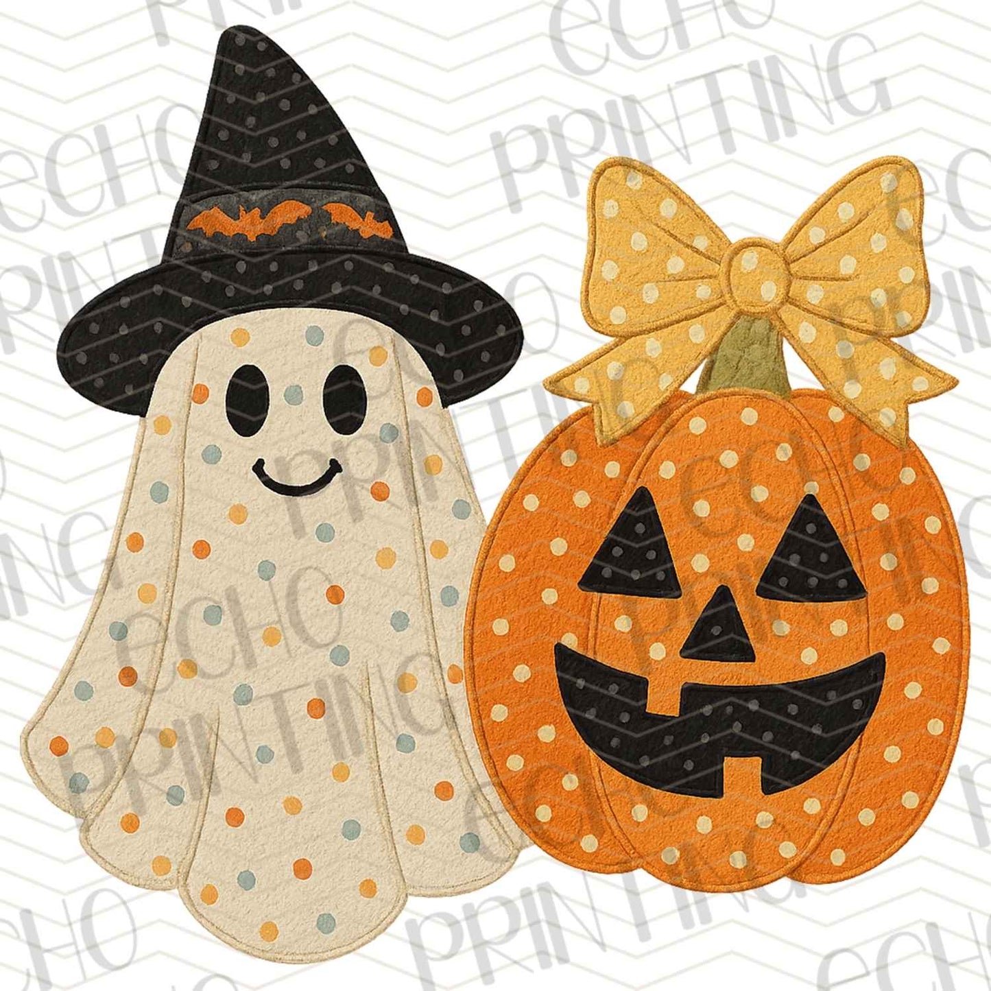 HLW 759 – CUTE GHOST WITH PUMPKIN