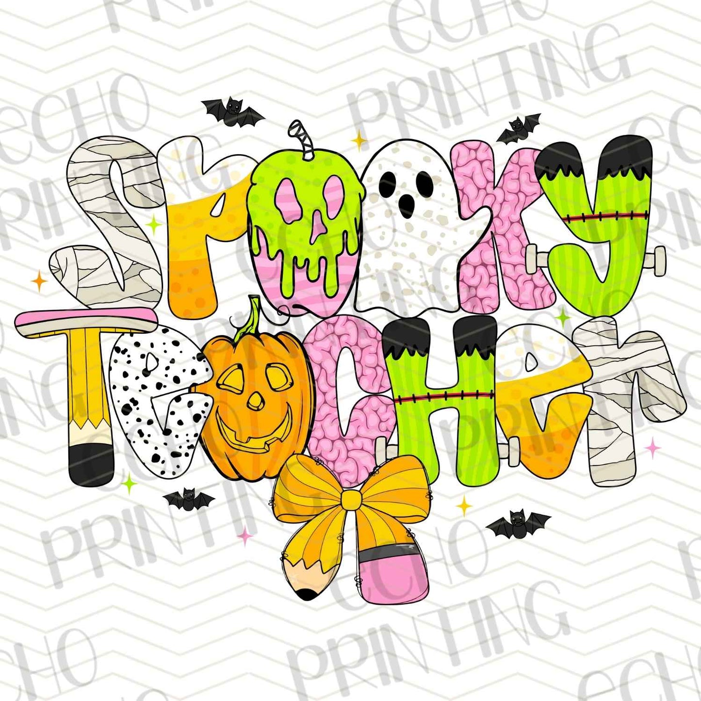 HLW 801 – RETRO NEON SPOOKY SEASON CARTOON