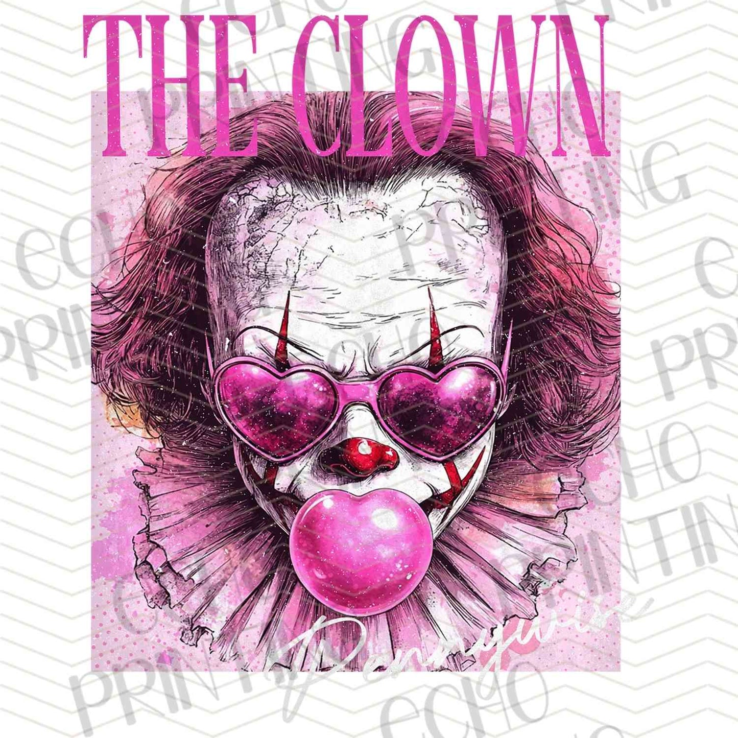 HLW 827 – CREEPY CLOWN PINK SPLATTER