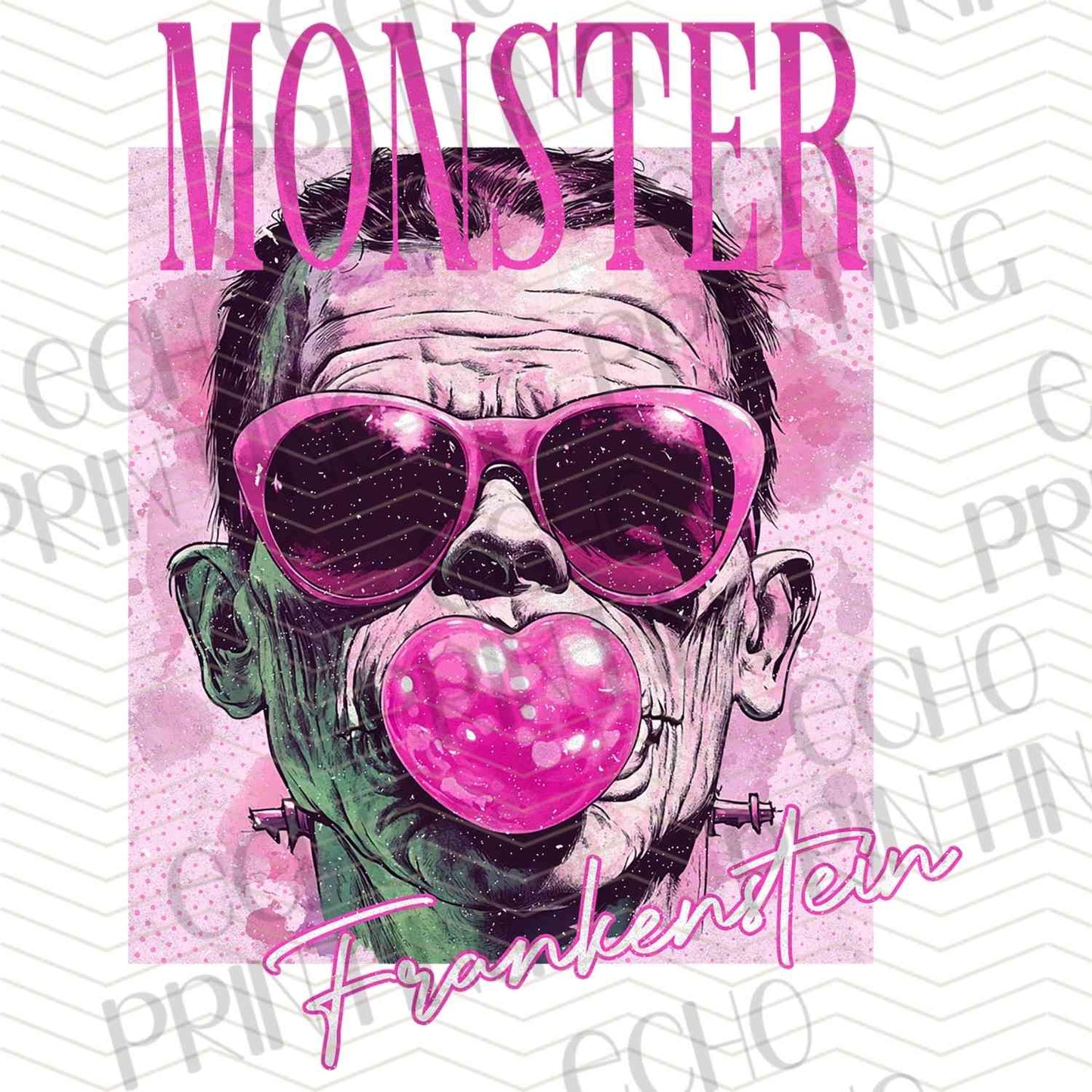 HLW 831 - PINK MONSTER FACE