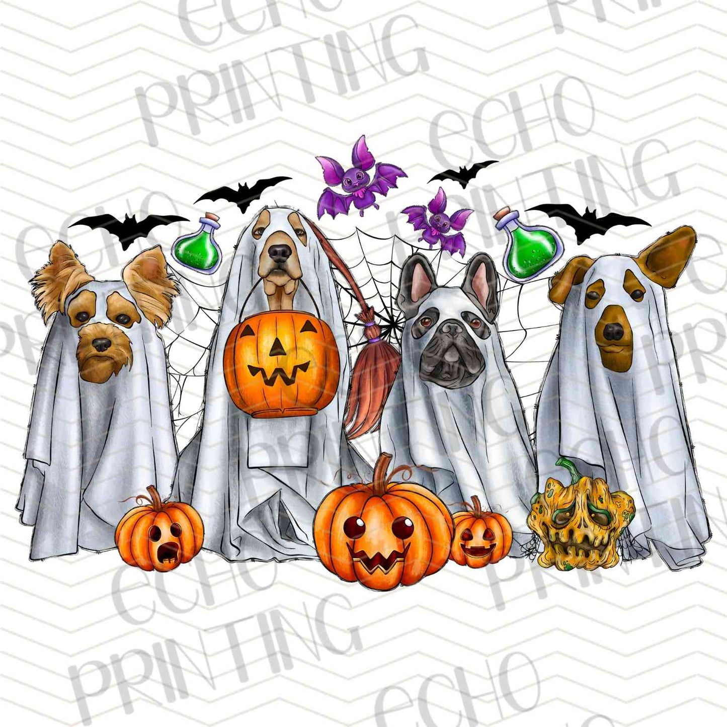 HLW 850 – DOG PUMPKINS COLLAGE