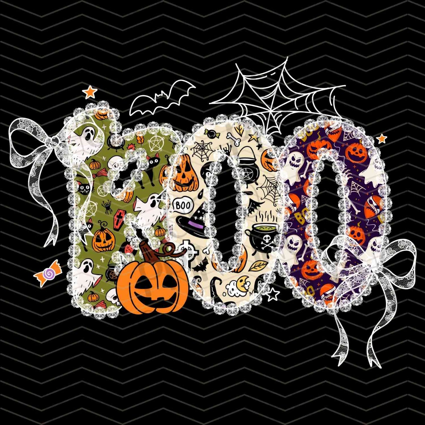 HLW 890 – BOO SPIDERWEB HALLOWEEN