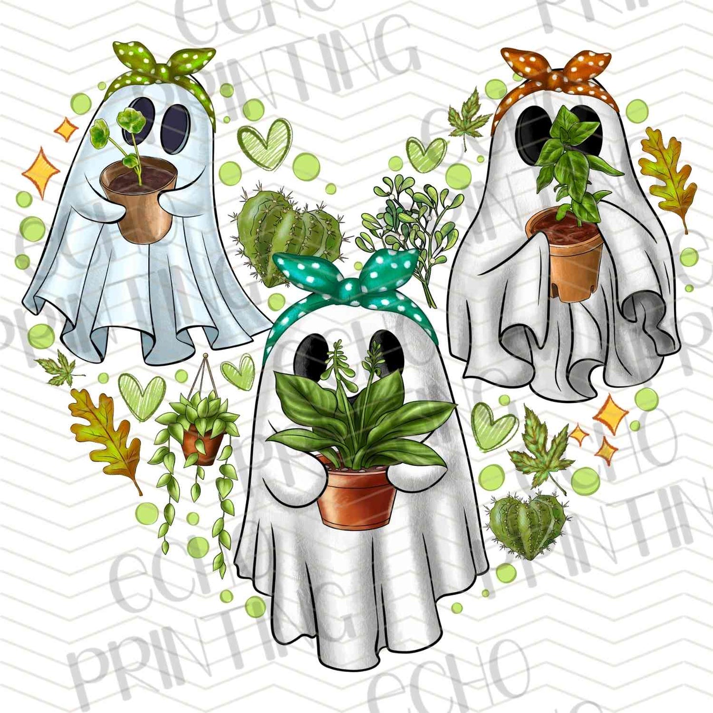 HLW 900 – GHOST COUPLE WITH HEARTS