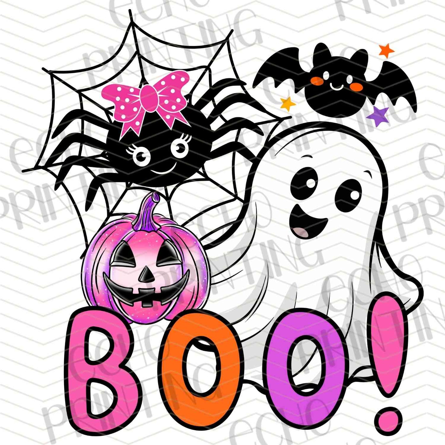 HLW 942 – GHOST BOO COLORFUL HALLOWEEN