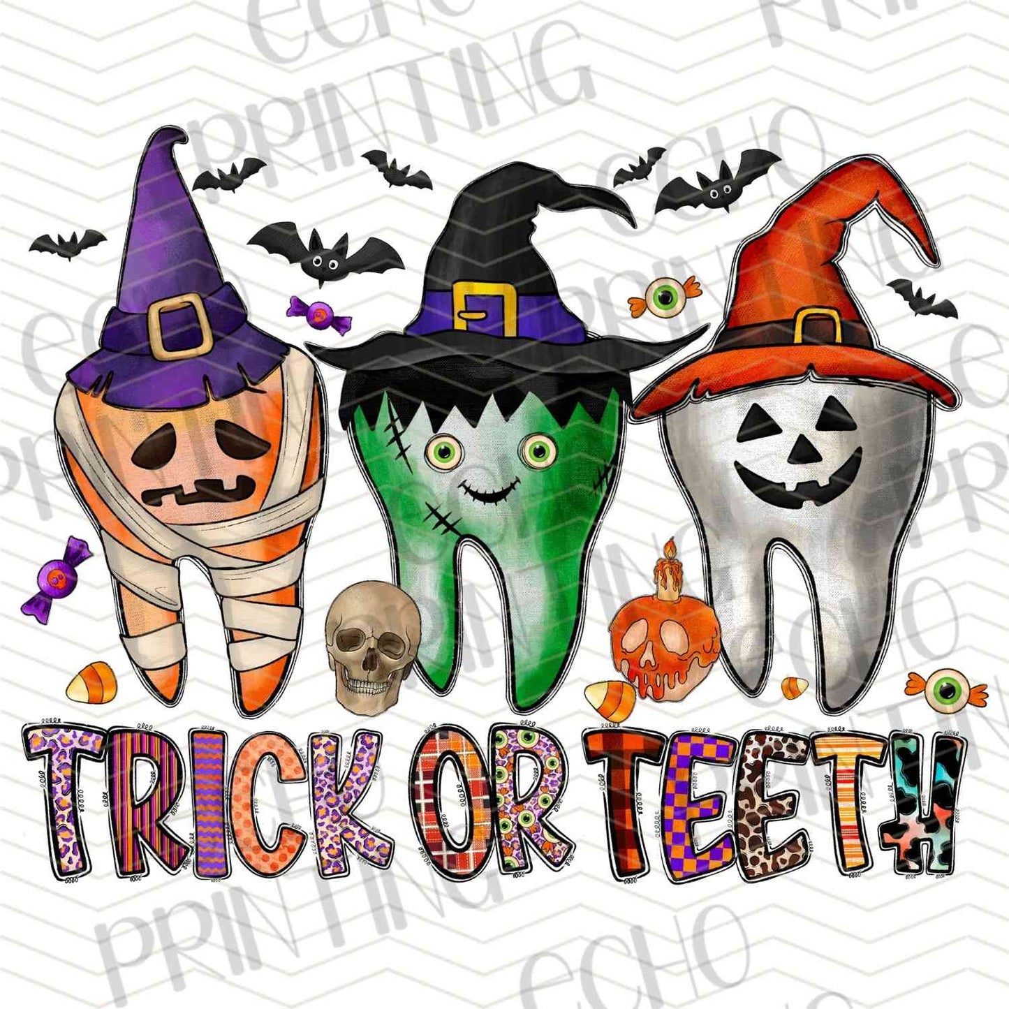 HLW 981 – THREE TEETHS TRICK OR TREAT